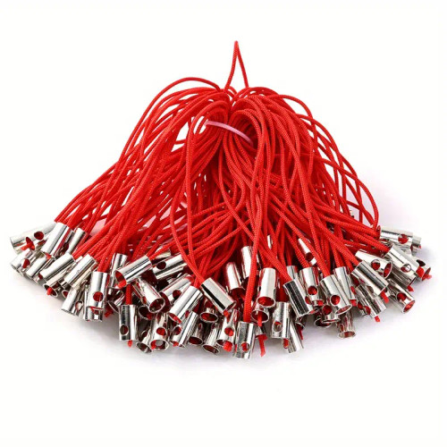 بند آویز موبایل رنگ قرمز 100عددی