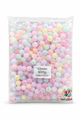 مهره پاستیلی مات گرد سایز 12بسته 500گرمی