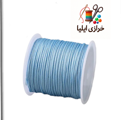 نخ دستبند رنگ آبی ۱۰۰یاردی کد ۱
