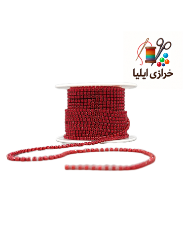 نگین متری توپ ۱۰یاردی رنگ قرمز