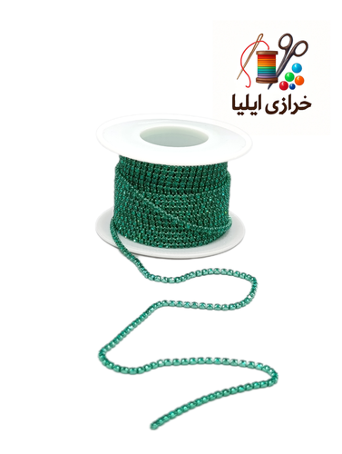 نگین متری توپ ۱۰یاردی رنگ سبز