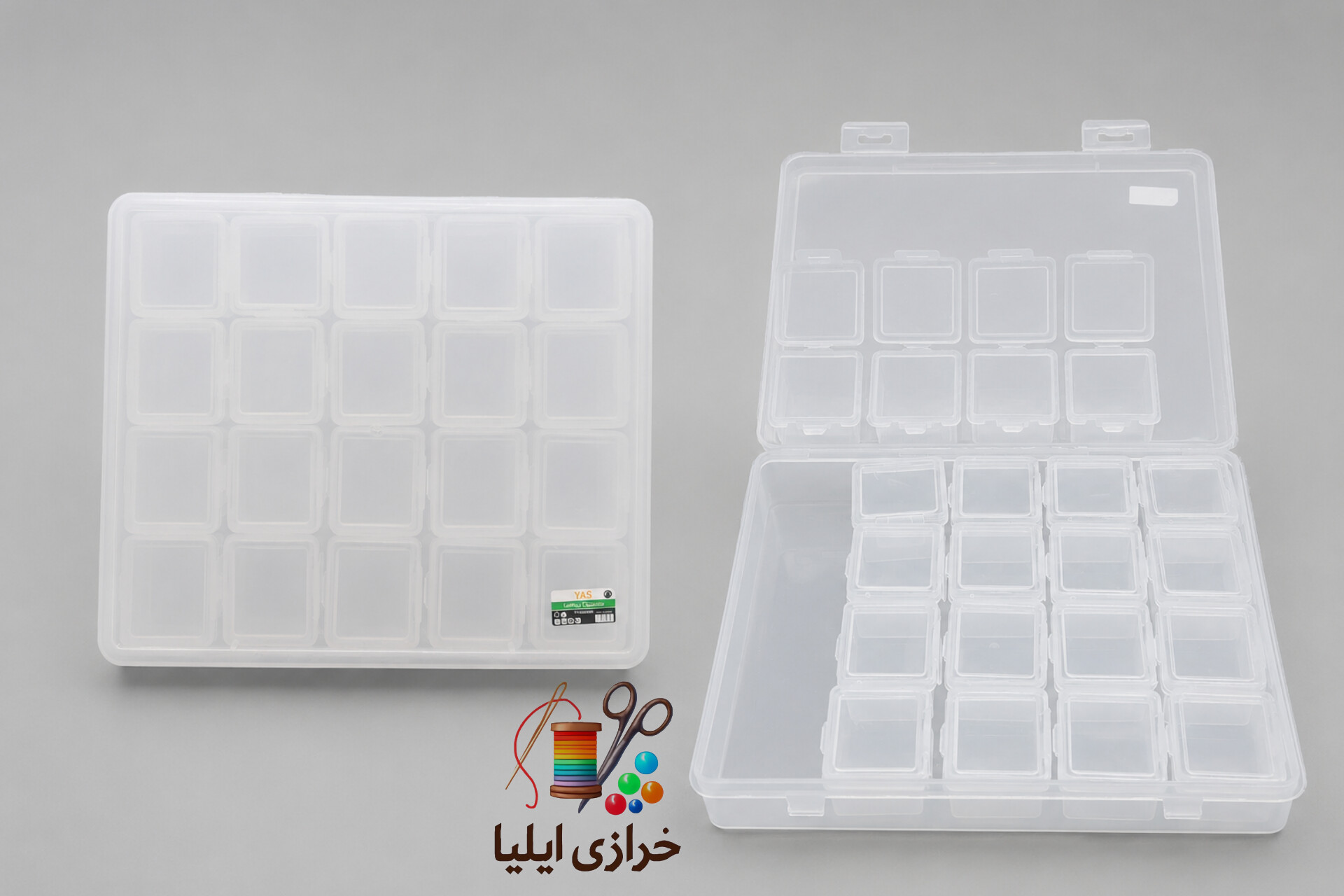 باکس اورگانایزر ۲۰خانه منجوق و مژه